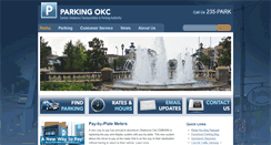 Desktop Screenshot of parkingokc.com